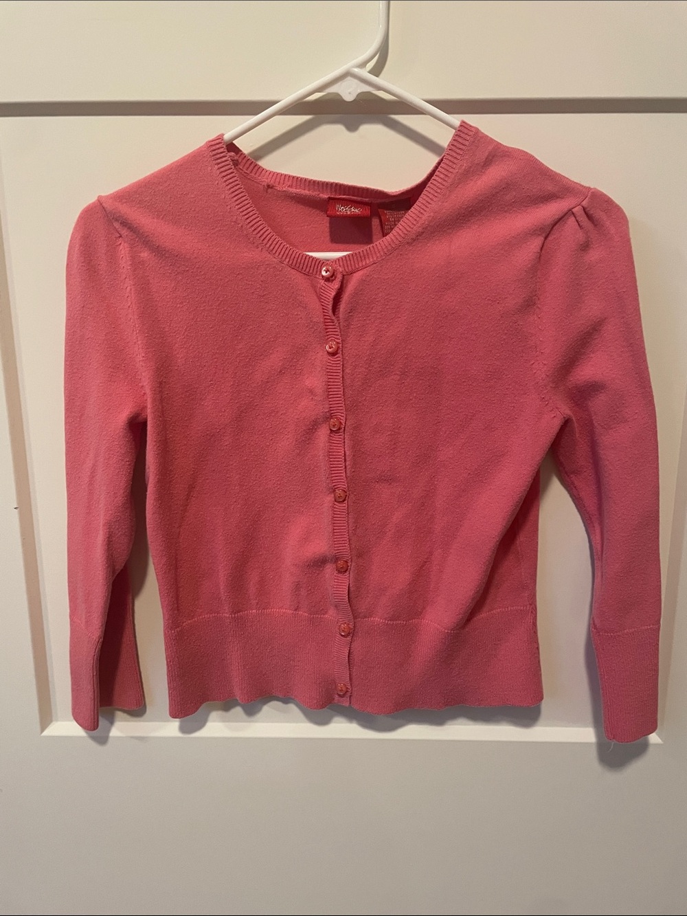 Pink cardigan